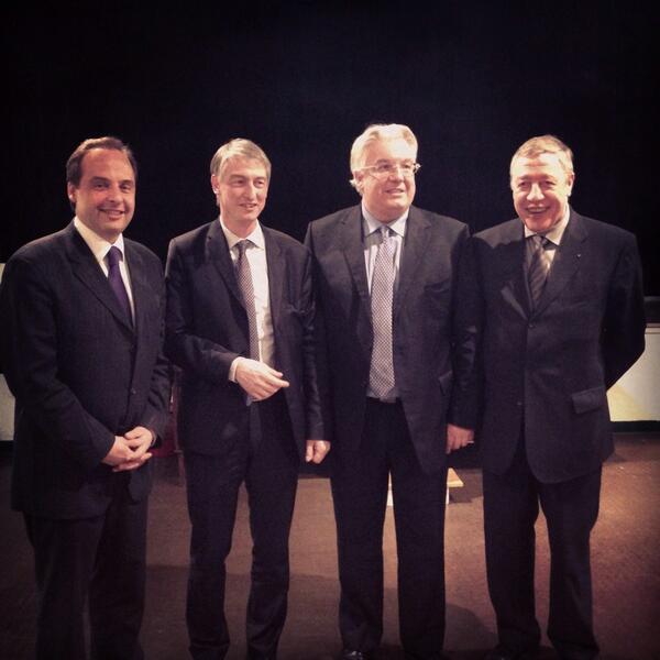 Jean-Christophe Lagarde est allé soutenir Emmanuel Mandon à Saint-Chamond