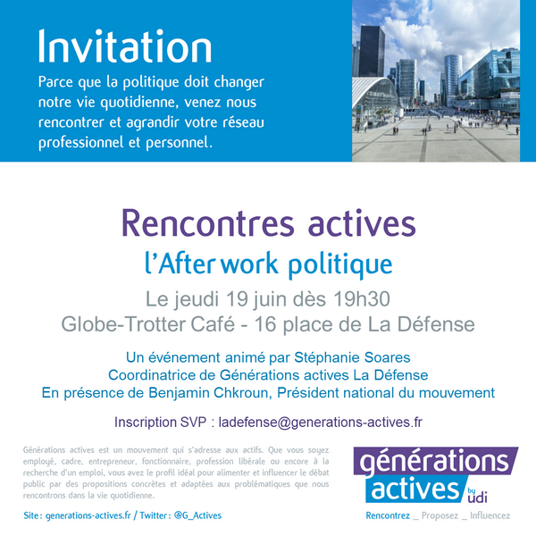 Lancement de Générations Actives La Défense