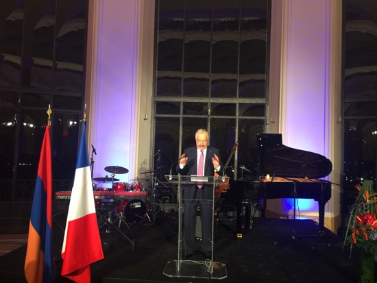 Réception au Petit Palais par l'ambassade d'Arménie en France ce 14 octobre