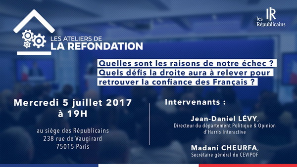 Premier atelier de la refondation chez Les Républicains