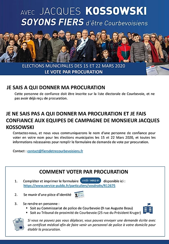 Le vote par procuration